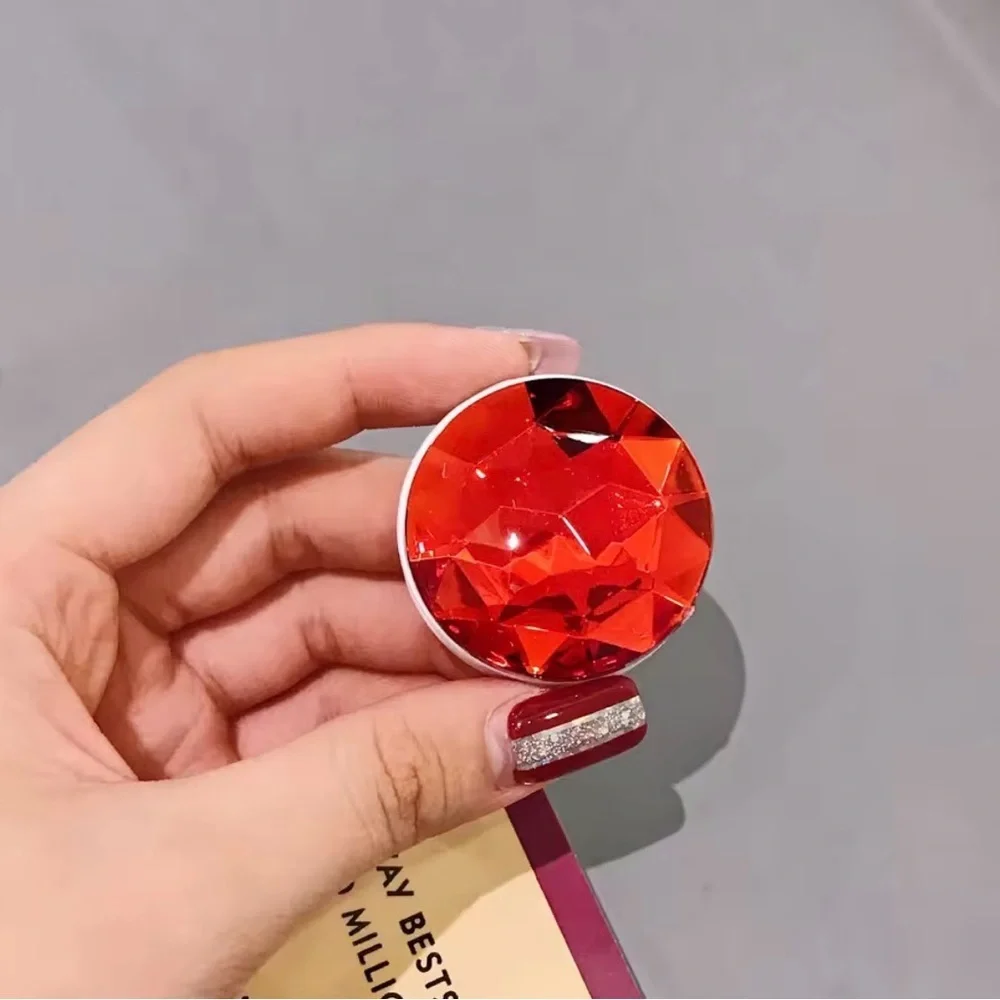 🔥 3 for $10 DEAL – READ FIRST🔥Red ❤️ 3D Gemstone Smartphone Grip